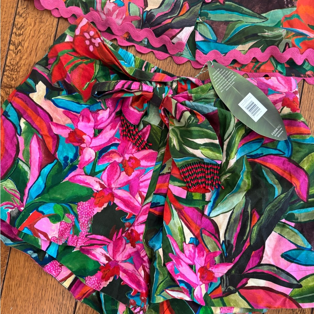 FARM Rio Multicolor Floral Ric Rack Set - Picture 2 of 5